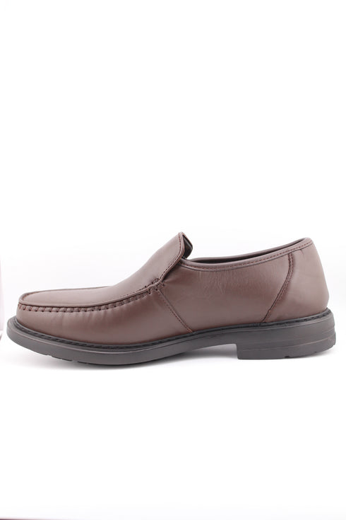 DFC Relax Men Leather Moccasin with Stitched Trim